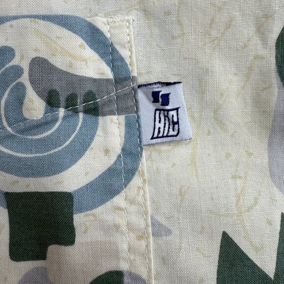 Hawaiian Island Creation Men's Beach Shirt, Short Sleeve 100% Cotton, Graphic XL - Picture 5 of 11